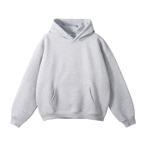 Gray hoodie on a white background