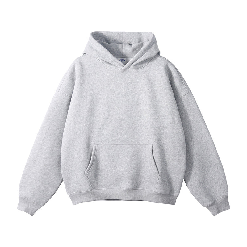Gray hoodie on a white background